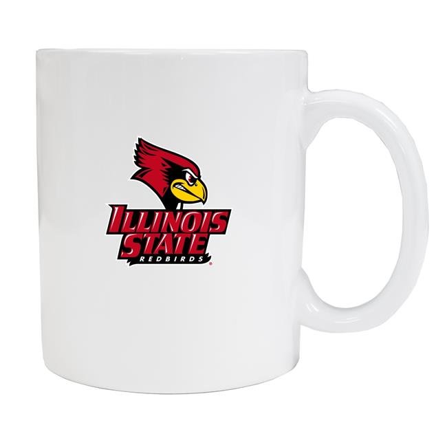 Illinois State Redbirds White Ceramic NCAA Fan Mug 2-Pack (White)