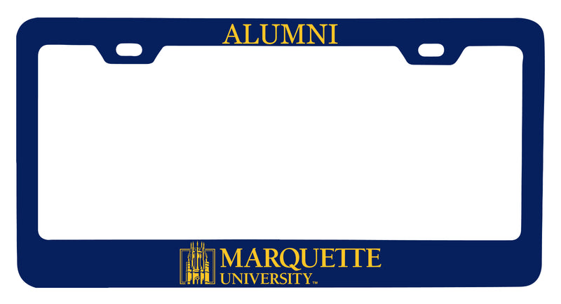 NCAA Marquette Golden Eagles Alumni License Plate Frame - Colorful Heavy Gauge Metal, Officially Licensed
