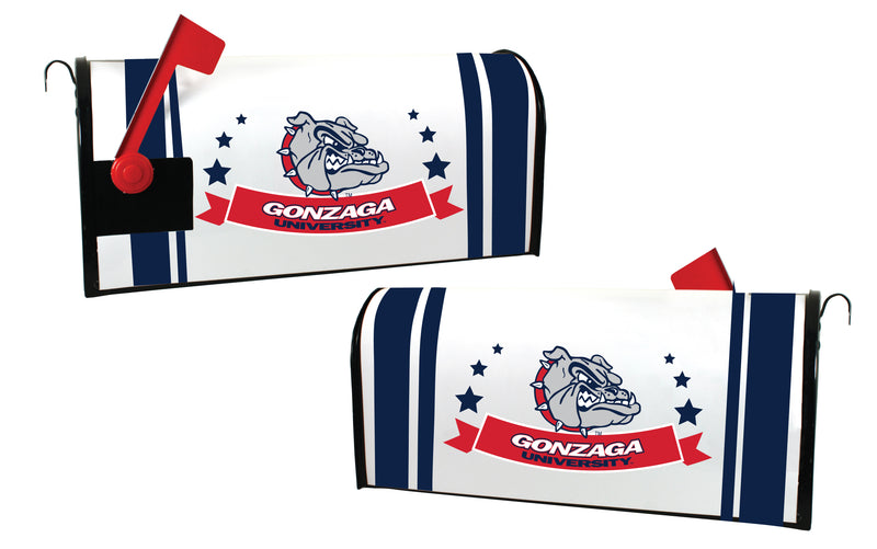 Gonzaga Bulldogs NCAA Officially Licensed Mailbox Cover Logo and Stripe Design