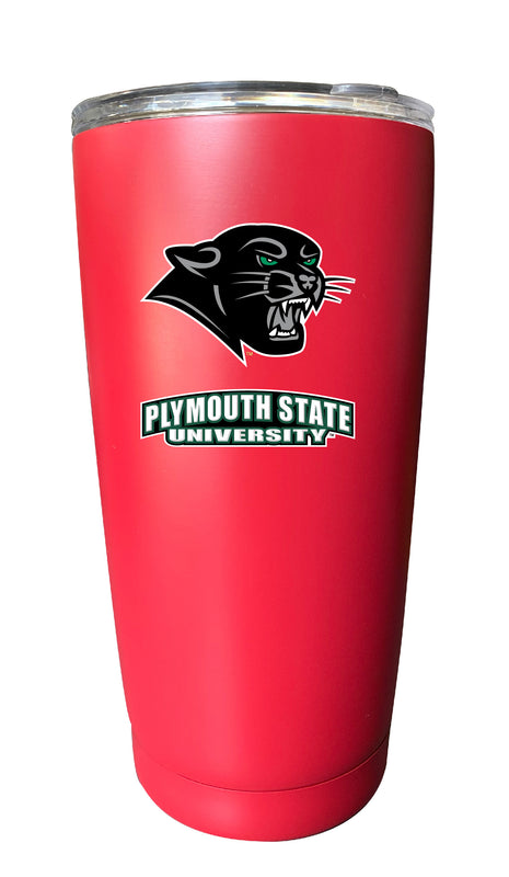 Plymouth State University NCAA Insulated Tumbler - 16oz Stainless Steel Travel Mug Choose Your Color