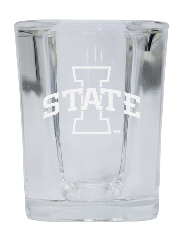 Iowa State Cyclones NCAA Collector's Edition 2oz Square Shot Glass - Laser Etched Logo