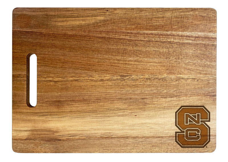 NC State Wolfpack Classic Acacia Wood Cutting Board - Small Corner Logo