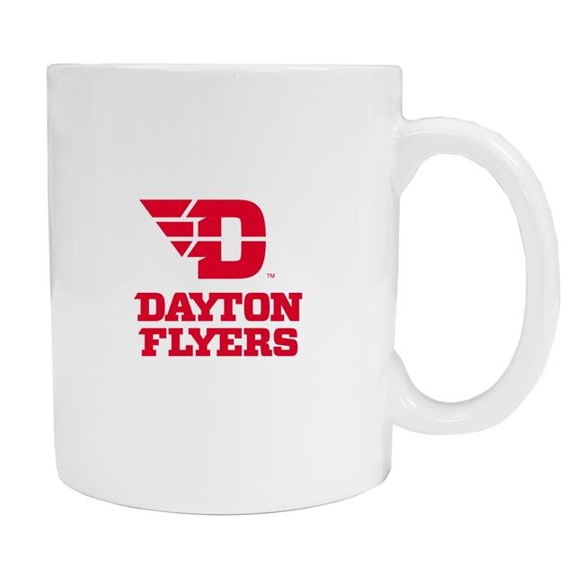 Dayton Flyers White Ceramic NCAA Fan Mug 2-Pack (White)