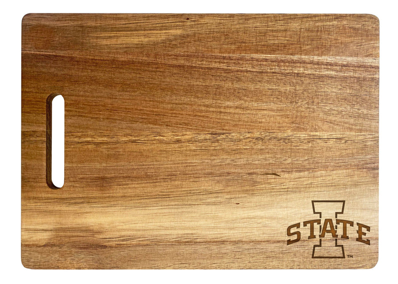 Iowa State Cyclones Classic Acacia Wood Cutting Board - Small Corner Logo