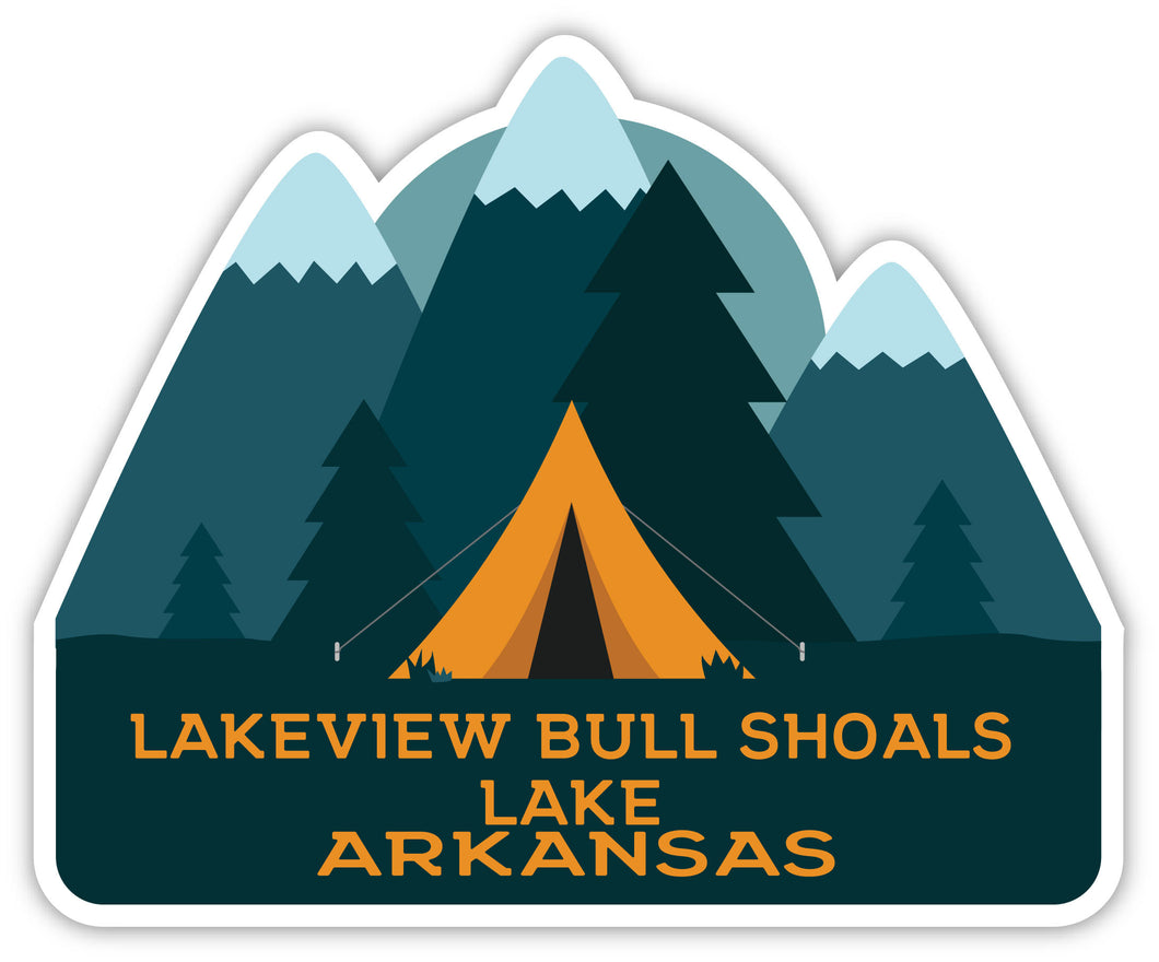 Lakeview Bull Shoals Lake Arkansas Souvenir Decorative Stickers (Choose theme and size)