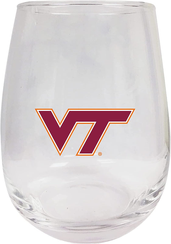 Virginia Tech Hokies Stemless Wine Glass - 15 oz. | Officially Licensed NCAA Merchandise