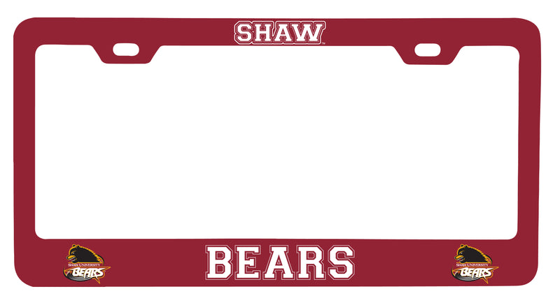 NCAA Shaw University Bears Alumni License Plate Frame - Colorful Heavy Gauge Metal, Officially Licensed