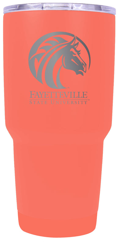 Fayetteville State University Premium Laser Engraved Tumbler - 24oz Stainless Steel Insulated Mug Choose Your Color.