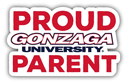 Gonzaga Bulldogs 4-Inch Proud Parent NCAA Vinyl Sticker - Durable School Spirit Decal
