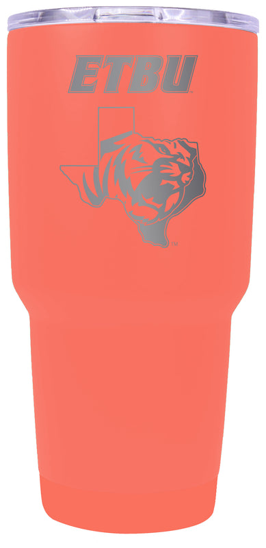 East Texas Baptist University Premium Laser Engraved Tumbler - 24oz Stainless Steel Insulated Mug Choose Your Color.