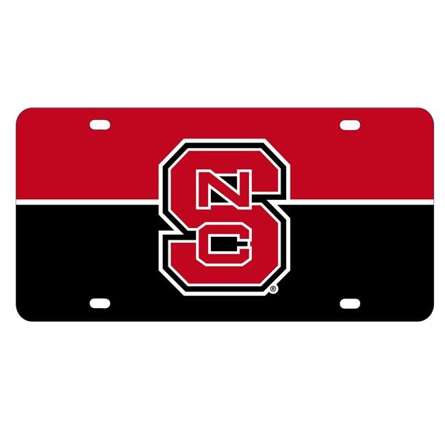 NCAA NC State Wolfpack Metal License Plate - Lightweight, Sturdy & Versatile
