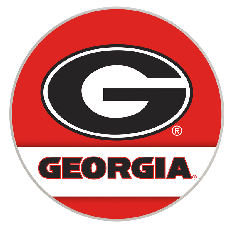 Georgia Bulldogs Officially Licensed Paper Coasters (4-Pack) - Vibrant, Furniture-Safe Design
