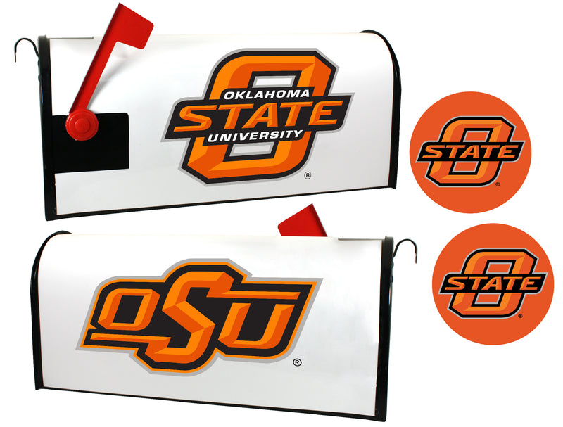 Oklahoma State Cowboys NCAA Officially Licensed Mailbox Cover & Sticker Set
