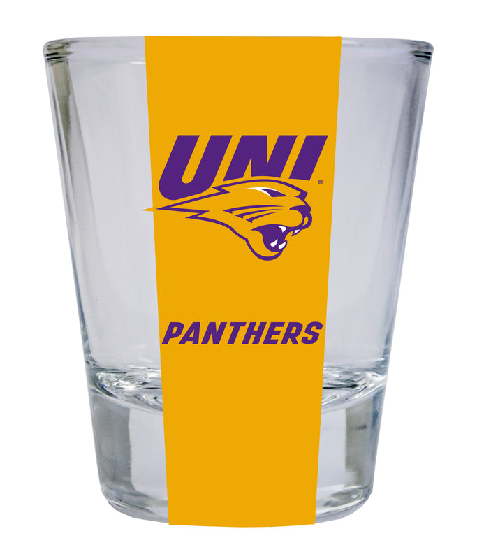 Northern Iowa Panthers NCAA Legacy Edition 2oz Round Base Shot Glass Clear