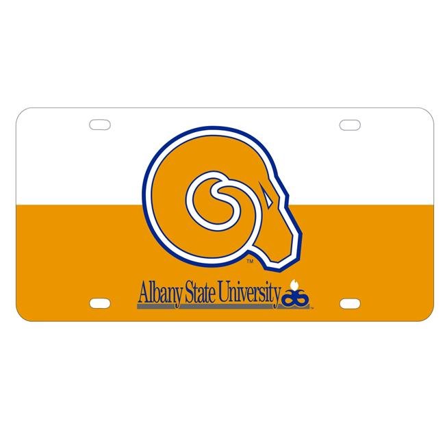 NCAA Albany State University Metal License Plate - Lightweight, Sturdy & Versatile