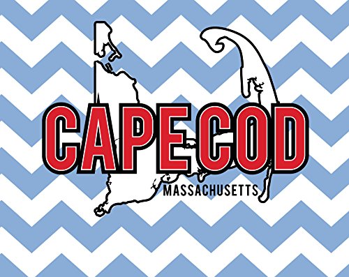 Cape Cod Massachusetts National Seashore Lighthouse Nautical Beach Souvenir 5x6 Inch Sticker Chevron Decal