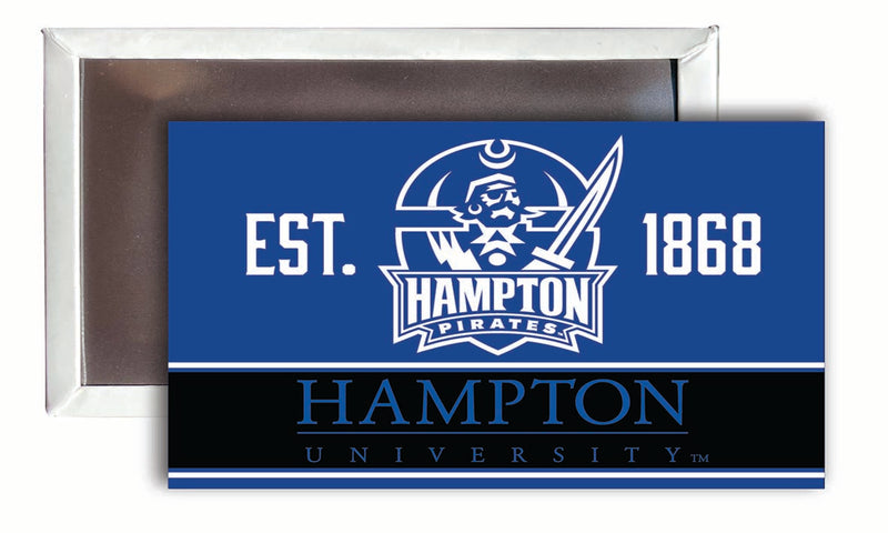 Hampton University 2x3-Inch NCAA Vibrant Collegiate Fridge Magnet - Multi-Surface Team Pride Accessory Single Unit