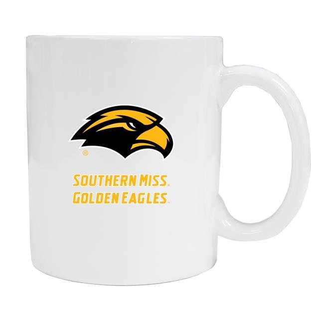 Southern Mississippi Golden Eagles White Ceramic NCAA Fan Mug 2-Pack (White)