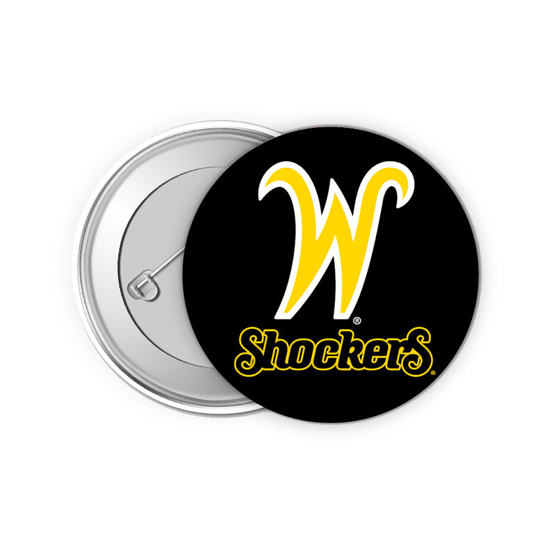 Wichita State Shockers 2-Inch Button Pins (4-Pack) | Show Your School Spirit