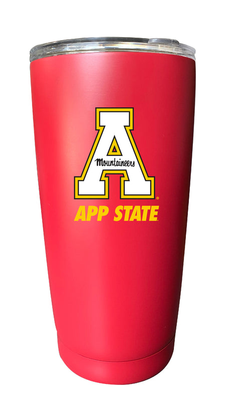 Appalachian State NCAA Insulated Tumbler - 16oz Stainless Steel Travel Mug Choose Your Color