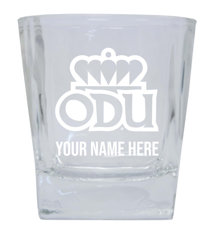 Old Dominion Monarchs Personalized NCAA Spirit Elegance 10oz Etched Glass Tumbler
