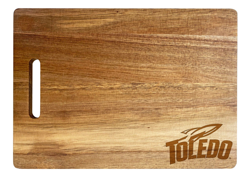 Toledo Rockets Classic Acacia Wood Cutting Board - Small Corner Logo