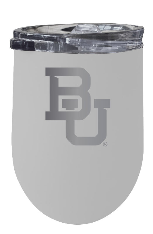 Baylor Bears NCAA Laser-Etched Wine Tumbler - 12oz Stainless Steel Insulated Cup