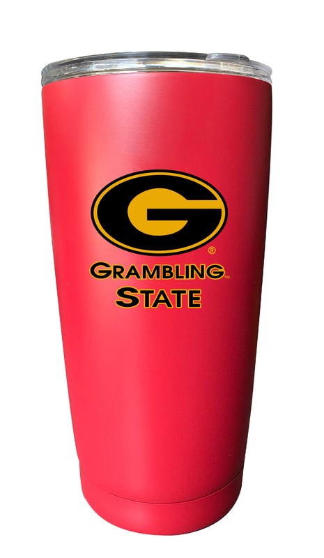 Grambling State Tigers NCAA Insulated Tumbler - 16oz Stainless Steel Travel Mug Choose Your Color