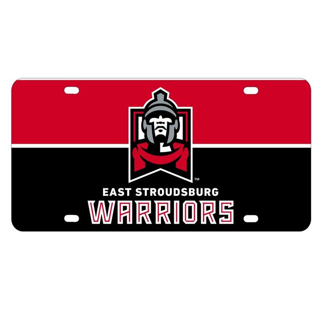 NCAA East Stroudsburg University Metal License Plate - Lightweight, Sturdy & Versatile