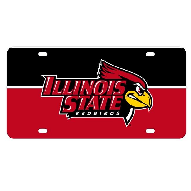 NCAA Illinois State Redbirds Metal License Plate - Lightweight, Sturdy & Versatile