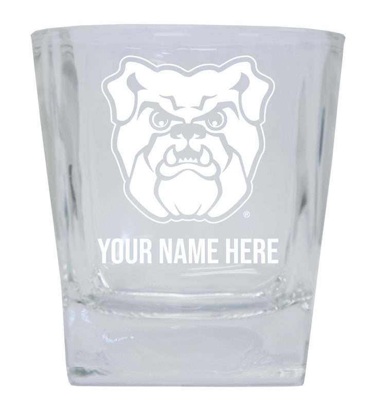 Butler Bulldogs Personalized NCAA Spirit Elegance 10oz Etched Glass Tumbler