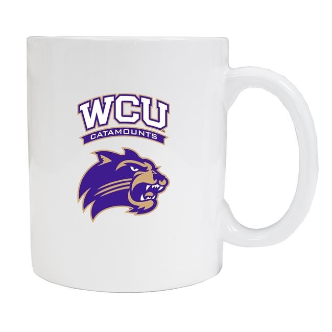 Western Carolina University White Ceramic NCAA Fan Mug 2-Pack (White)