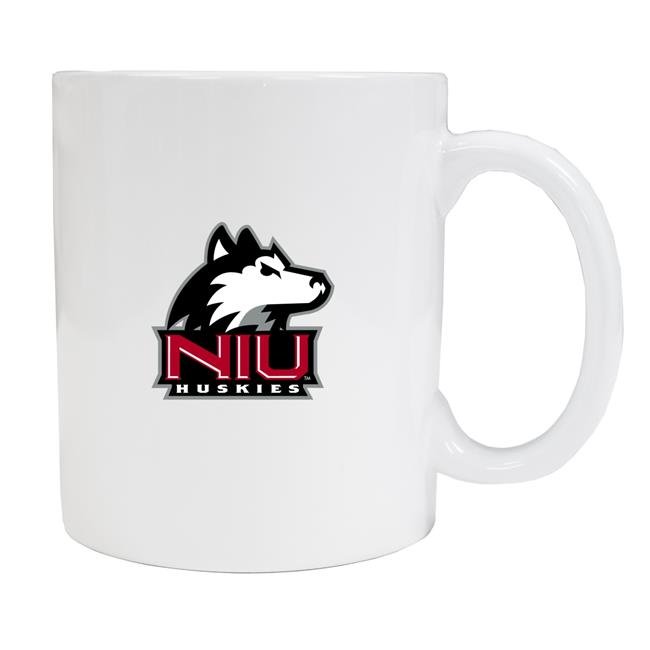 Northern Illinois Huskies White Ceramic NCAA Fan Mug 2-Pack (White)
