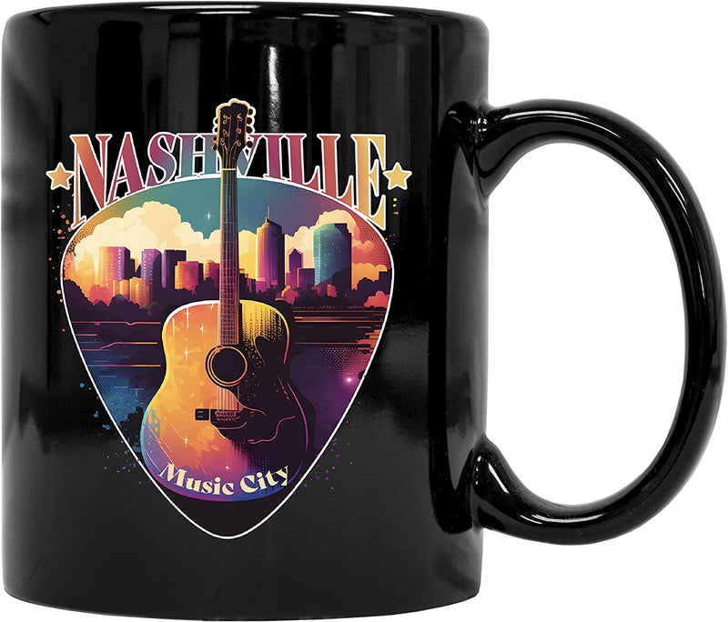 Nashville Tennessee Music City Souvenir 8 oz Ceramic Coffee Mug
