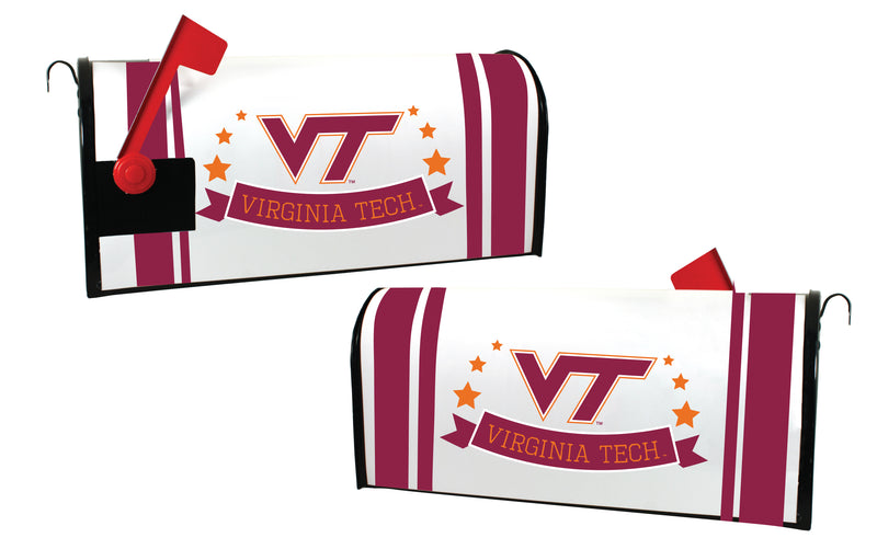 Virginia Tech Hokies NCAA Officially Licensed Mailbox Cover Logo and Stripe Design