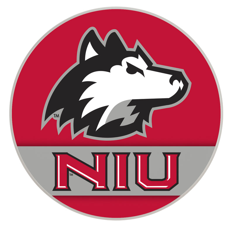 Northern Illinois Huskies Officially Licensed Paper Coasters (4-Pack) - Vibrant, Furniture-Safe Design