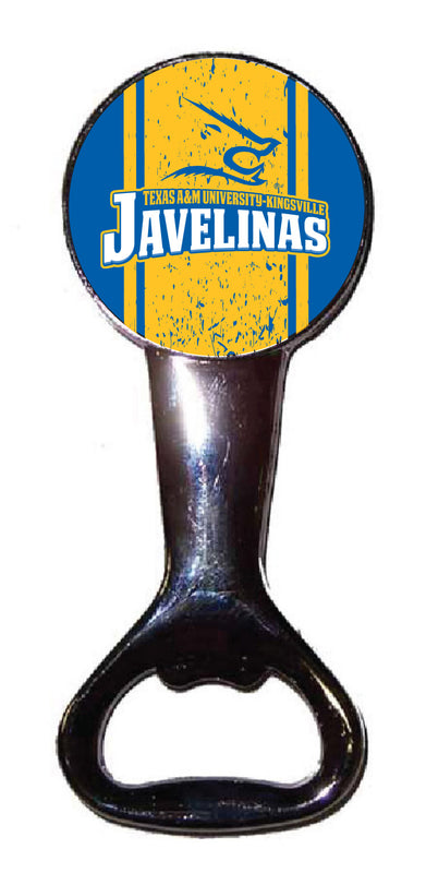 Texas A&M Kingsville Javelinas Officially Licensed Magnetic Metal Bottle Opener - Tailgate & Kitchen Essential
