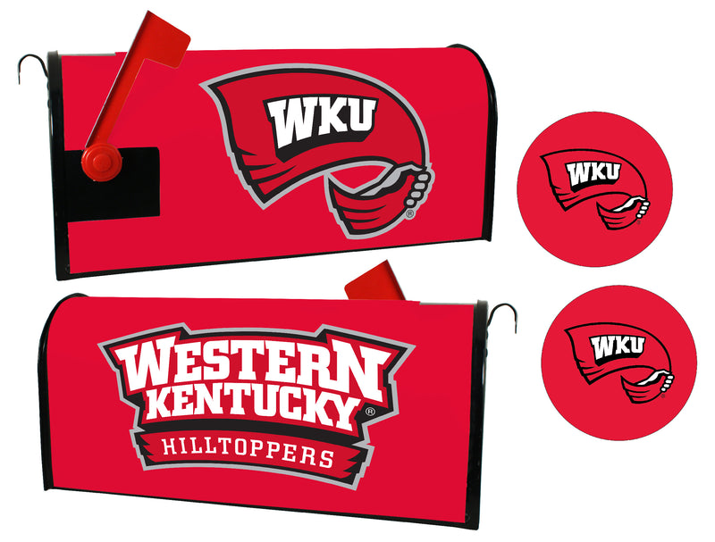 Western Kentucky Hilltoppers NCAA Officially Licensed Mailbox Cover & Sticker Set