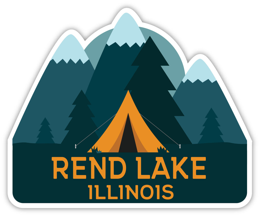 Rend Lake Illinois Souvenir Decorative Stickers (Choose theme and size)