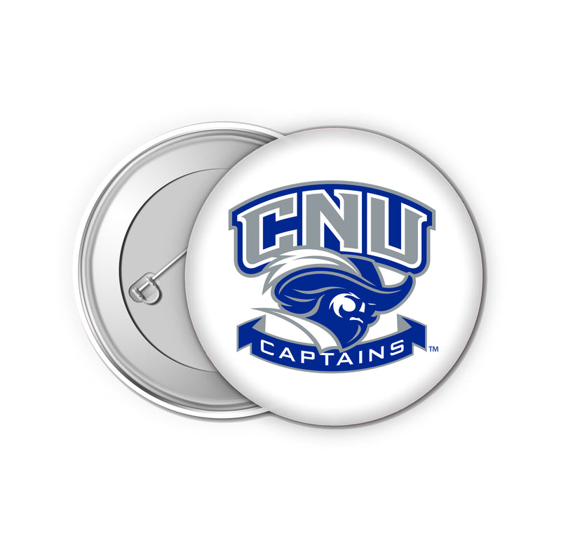 Christopher Newport Captains 1-Inch Button Pins (4-Pack) | Show Your School Spirit