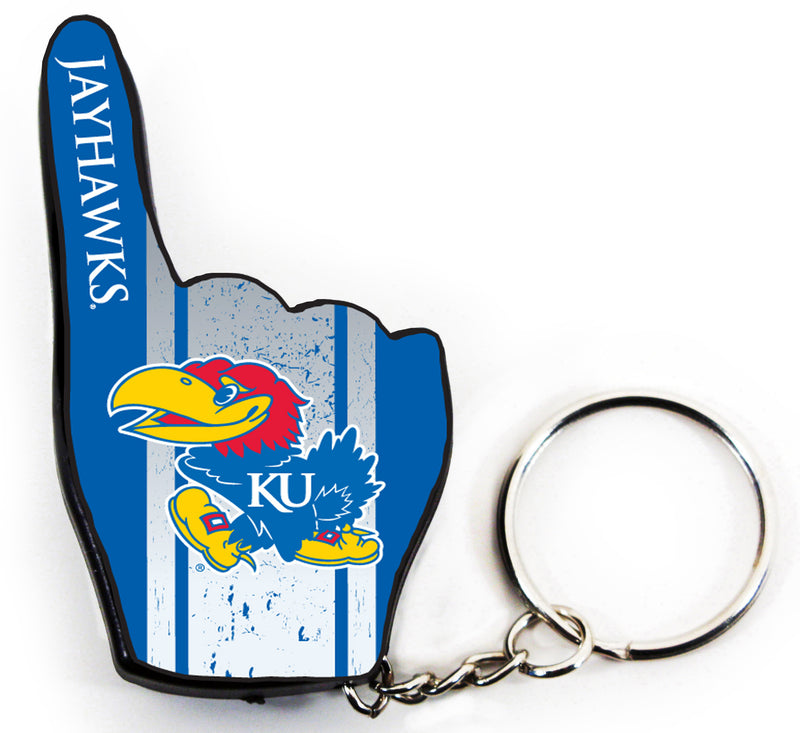 Kansas Jayhawks #1 Fan Keychain