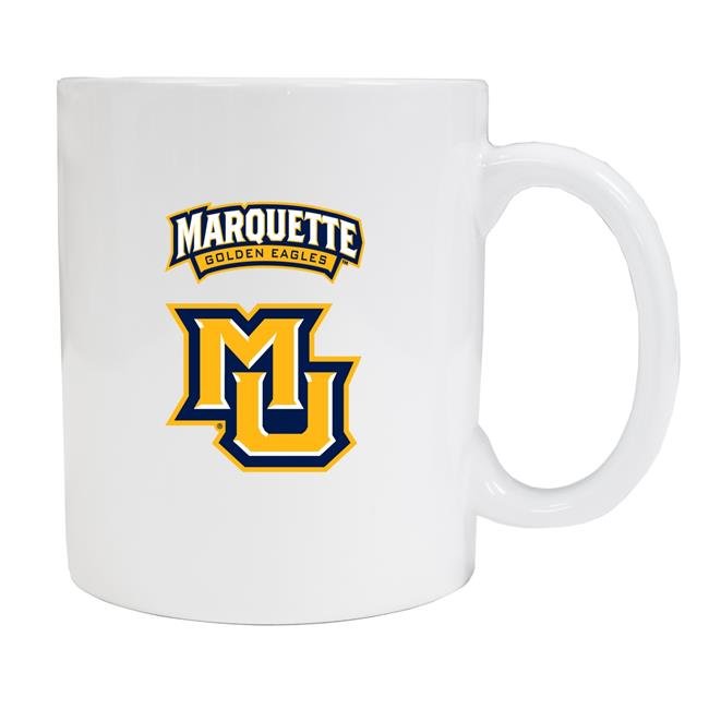 Marquette Golden Eagles White Ceramic NCAA Fan Mug 2-Pack (White)