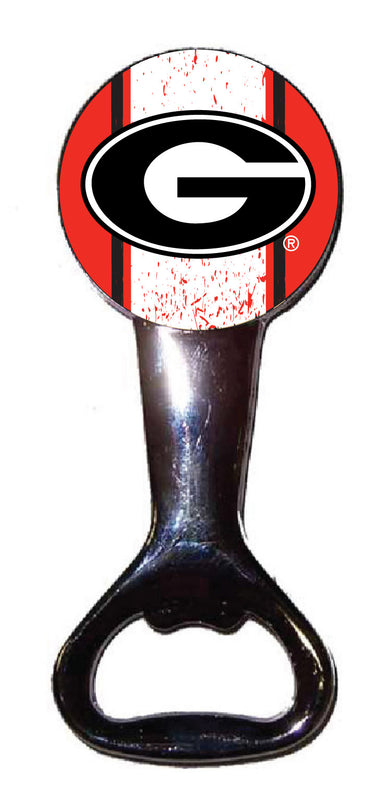 Georgia Bulldogs Officially Licensed Magnetic Metal Bottle Opener - Tailgate & Kitchen Essential