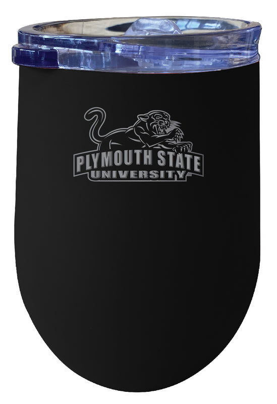Plymouth State University NCAA Laser-Etched Wine Tumbler - 12oz Stainless Steel Insulated Cup