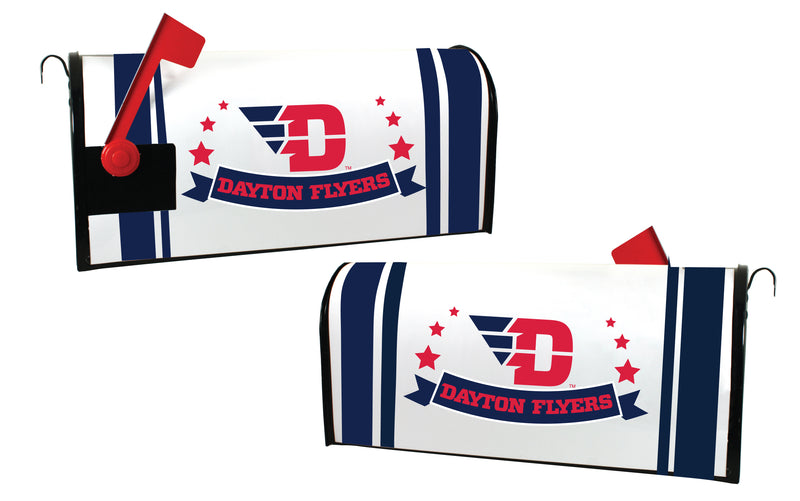 Dayton Flyers NCAA Officially Licensed Mailbox Cover Logo and Stripe Design