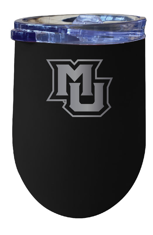 Marquette Golden Eagles NCAA Laser-Etched Wine Tumbler - 12oz Stainless Steel Insulated Cup