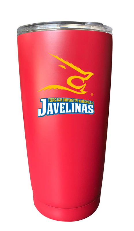 Texas A&M Kingsville Javelinas NCAA Insulated Tumbler - 16oz Stainless Steel Travel Mug Choose Your Color