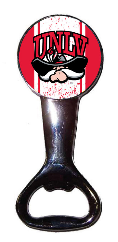 UNLV Rebels Officially Licensed Magnetic Metal Bottle Opener - Tailgate & Kitchen Essential