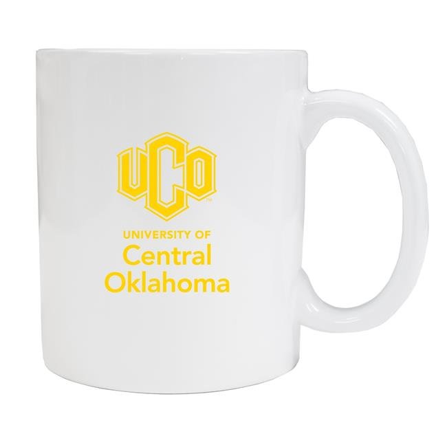 University of Central Oklahoma Bronchos White Ceramic NCAA Fan Mug 2-Pack (White)