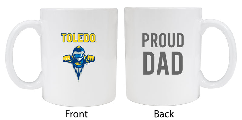 Toledo Rockets Proud Dad Ceramic Coffee Mug - White